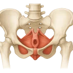 Prikaz mišic medeničnega dna