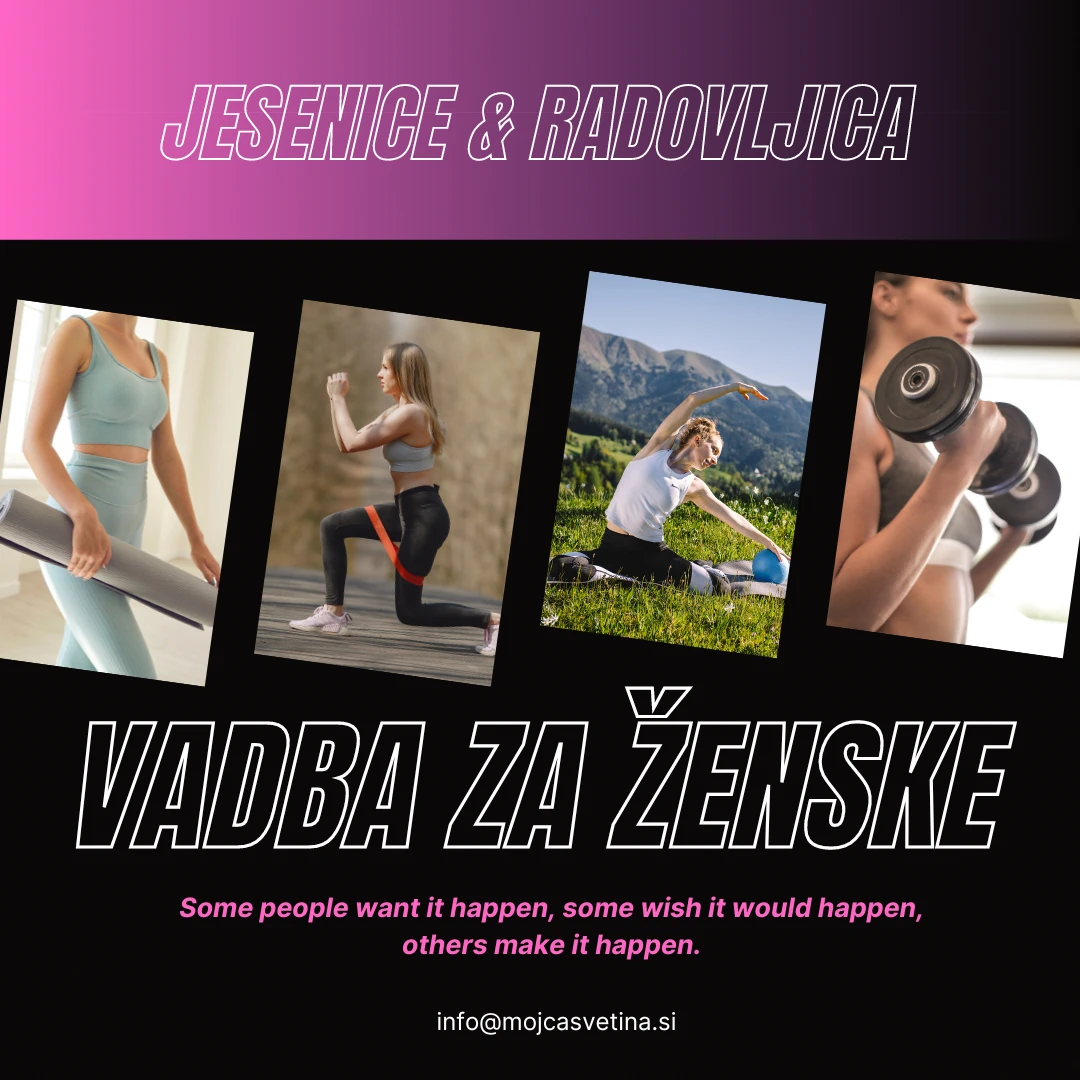 Vadba za ženske - mešanica pilatesa in kondicijskega treninga